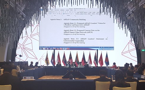 ASEAN và Trung Quốc khởi động đàm phán COC vào đầu tháng 3 Các Quan chức Cao cấp ASEAN (SOM) nhóm họp tại Singapore ngày 5-2.