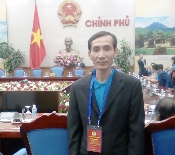 Tiêu biểu trong công tác thỏa ước lao động tập thể và đối thoại lần thứ I Anh Phạm Văn Minh