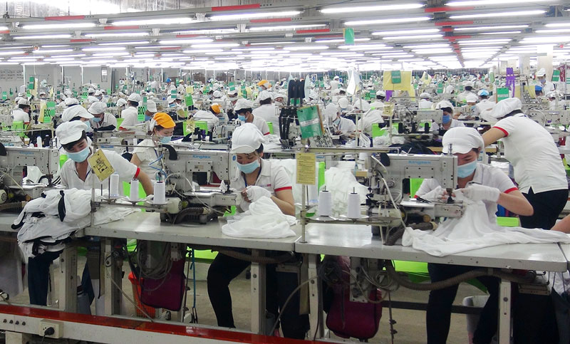 Doanh nghiệp có nhu cầu tuyển dụng lao động số lượng lớn Ngành may mặc đang có nhu cầu tuyển dụng lao động số lượng lớn. Ảnh: Phúc Hậu