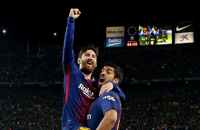 Messi lần thứ 5 giành Chiếc giày vàng châu Âu. Ảnh: Reuters