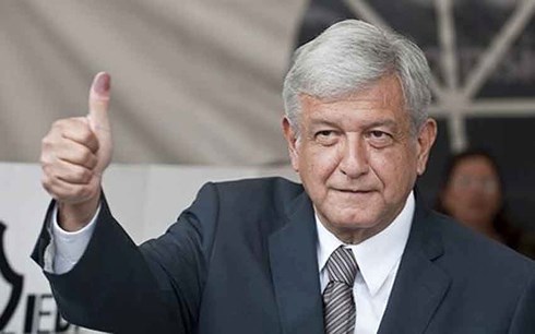 Ông Lopez Obrador tự tin vào chiến thắng trong cuộc bầu cử lần này. Ảnh: AP