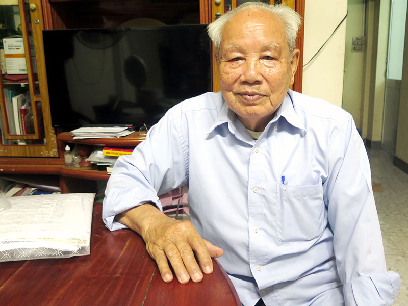 Ký ức oai hùng ngày xuất quân Tiểu đoàn 307 Ông Ngô Thận Trọng - cựu chiến binh của Tiểu đoàn 307, người đã có mặt ở ngày xuất quân 5-7-1948.