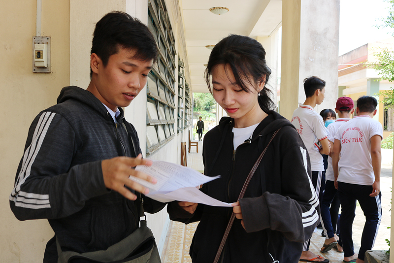 Tuyển sinh đại học: Thí sinh được thử điều chỉnh nguyện vọng từ 13-7-2018 Thí sinh có thể điều chỉnh nguyện vọng xét tuyển trên Cổng thông tin tuyển sinh của Bộ Giáo dục và Đào tạo. Ảnh: Phan Hân