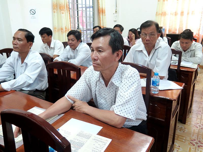 Hội nghị tuyên truyền Hội thi sáng tạo kỹ thuật tỉnh Bến Tre lần thứ VII năm 2018-2019 Đại biểu tham dự hội nghị.