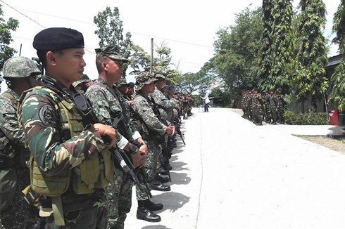 Các binh sĩ quân đội Philippines. Ảnh minh họa: AFP