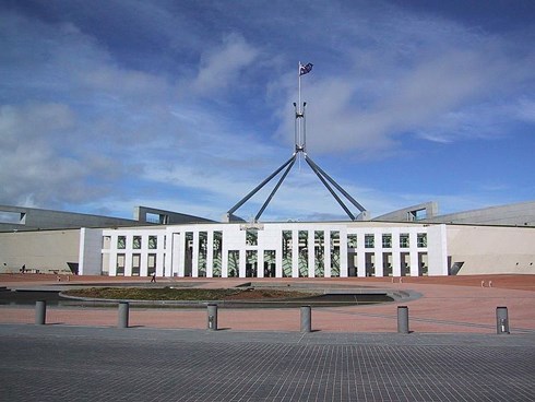 Tòa nhà Quốc hội Australia.
