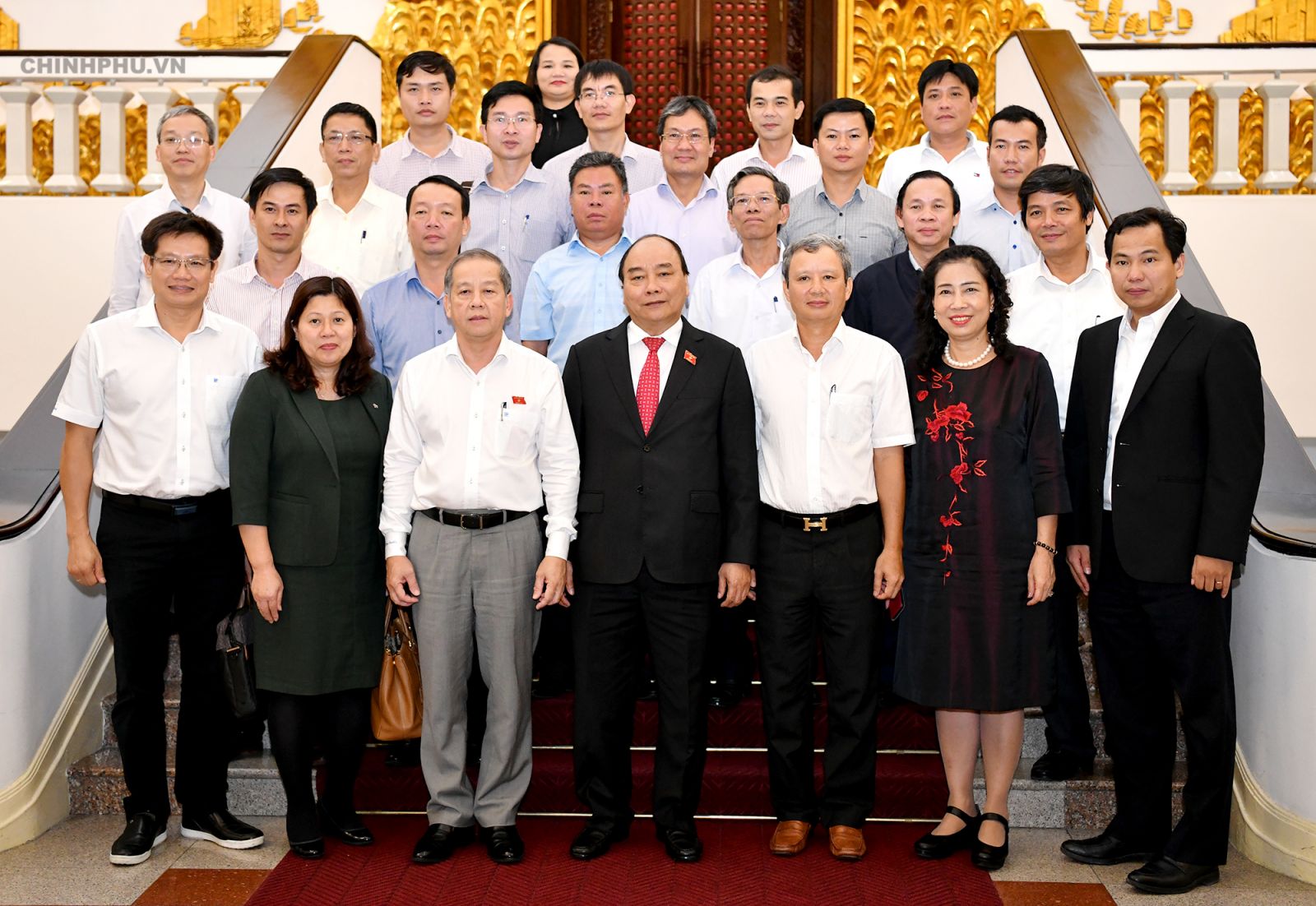 Thủ tướng Nguyễn Xuân Phúc và các đại biểu. 
