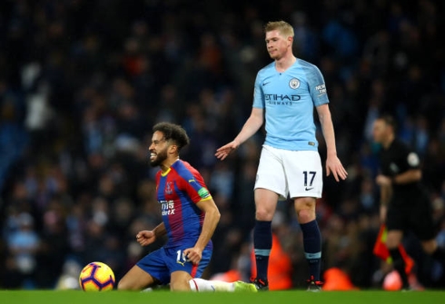 Kevin De Bruyne toả sáng, Man City vẫn thua sốc trước Crystal Palace Man City bất ngờ "gục ngã" trước Crystal Palace ngay trên sân nhà Etihad. Ảnh: Getty