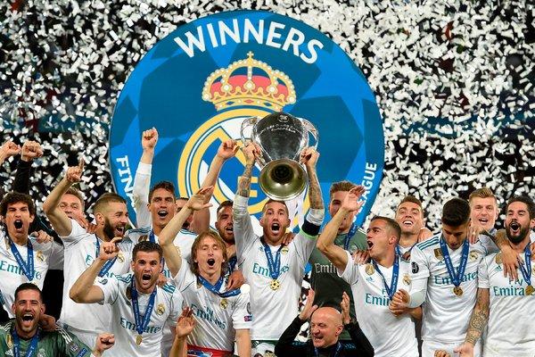 Real Madrid giành chức vô địch Champions League lần thứ 3 liên tiếp. Ảnh: New York Times