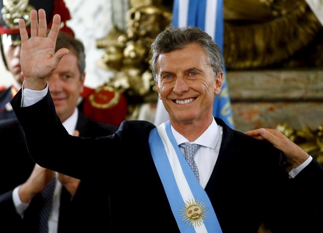 Tổng thống Argentina Mauricio Macri. Ảnh: Reuters