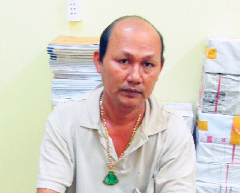 Đối tượng Nguyễn Văn Công Em. Ảnh: Tú Minh