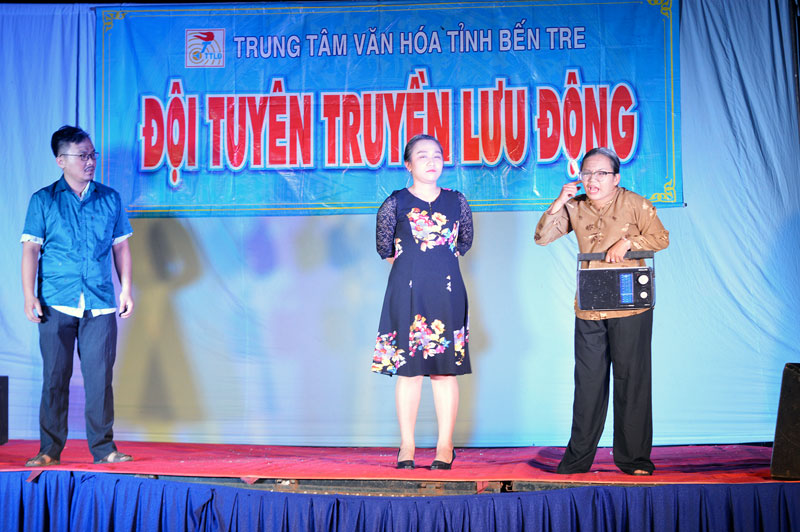 Ra mắt tiểu phẩm “Đời người chỉ một lần” Một phân cảnh trong tiểu phẩm.