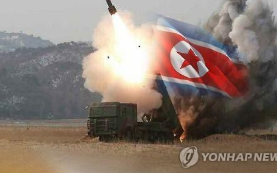 Triều Tiên đã phóng nhiều tên lửa tầm ngắn vào sáng 4-5-2019. Ảnh minh họa: Yonhap