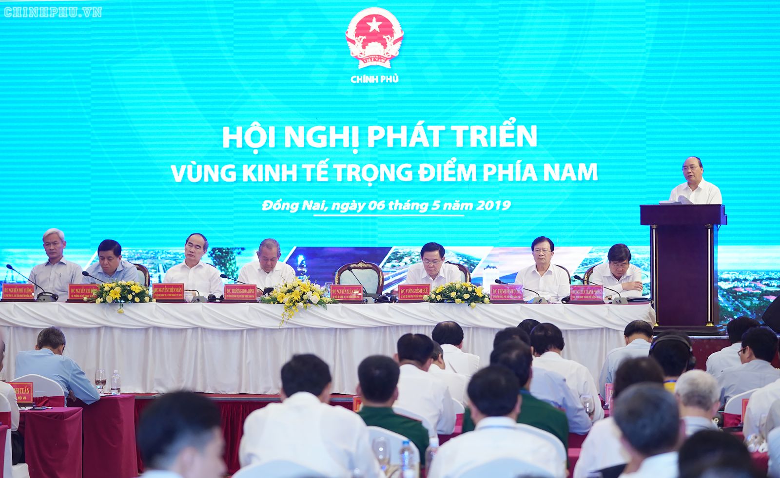 Thủ tướng Nguyễn Xuân Phúc phát biểu tại Hội nghị. Ảnh: VGP/Quang Hiếu