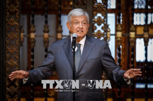 Tổng thống Mexico Andres Manuel Lopez Obrador. Ảnh: EFE/TTXVN