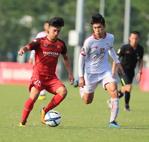 U23 Việt Nam thử nghiệm đội hình với CLB Viettel