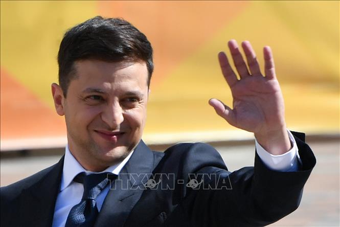 Tân Tổng thống Ukraine Volodymyr Zelenskiy. Ảnh: AFP/TTXVN