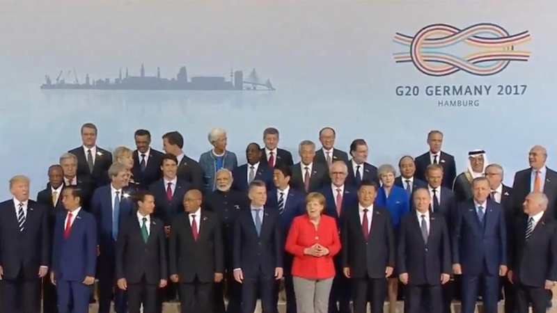 Lãnh đạo các nước G20 tại Hội nghị thượng đỉnh 2017. Ảnh: BTA