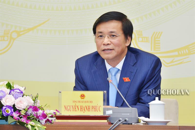 Tổng thư ký Quốc hội, Chủ nhiệm Văn phòng Quốc hội Nguyễn Hạnh Phúc chúc mừng Ngày Báo chí Cách mạng Việt Nam Tổng Thư ký Quốc hội, Chủ nhiệm Văn phòng Quốc hội Nguyễn Hạnh Phúc chúc mừng Ngày báo chí cách mạng Việt Nam