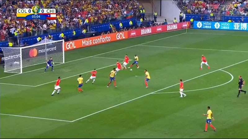 Vòng tứ kết Copa America 2019:
Chile đánh bại Colombia để vào bán kết