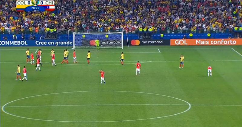 Vòng tứ kết Copa America 2019:
Chile đánh bại Colombia để vào bán kết
