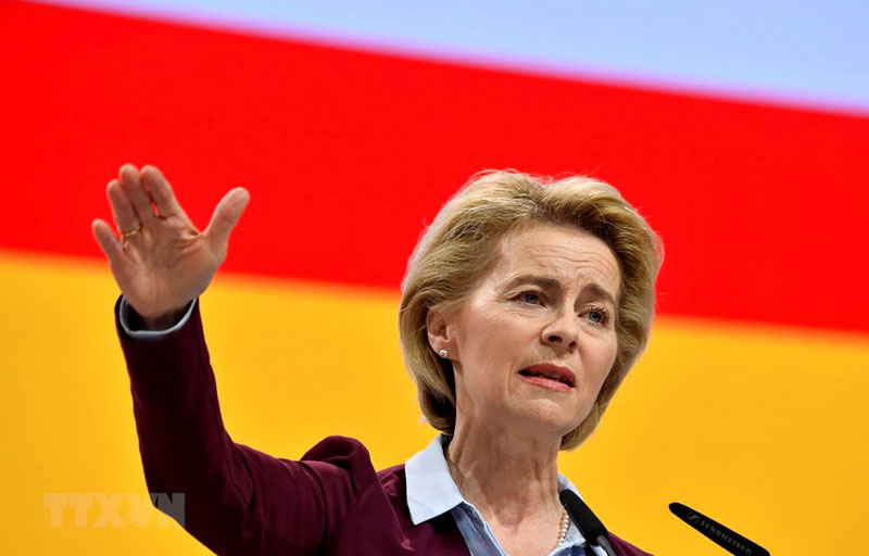 Bộ trưởng Quốc phòng Đức Ursula von der Leyen. (Ảnh: AFP/TTXVN)