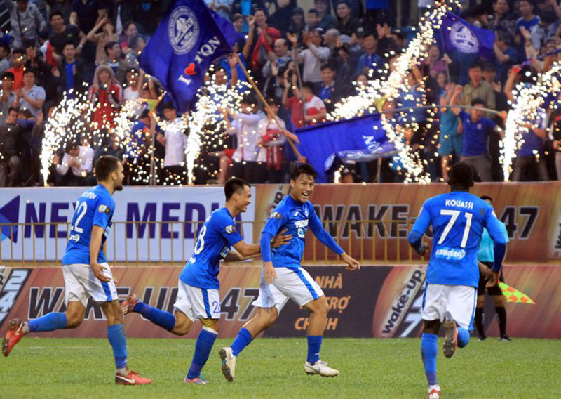 Vòng 14 V-League 2019:
Sài Gòn FC cầm hòa Than Quảng Ninh 2-2