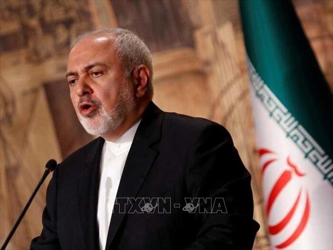 Ngoại trưởng Iran Mohammad Javad Zarif trong bài phát biểu tại Tehran. Ảnh: IRNA/TTXVN