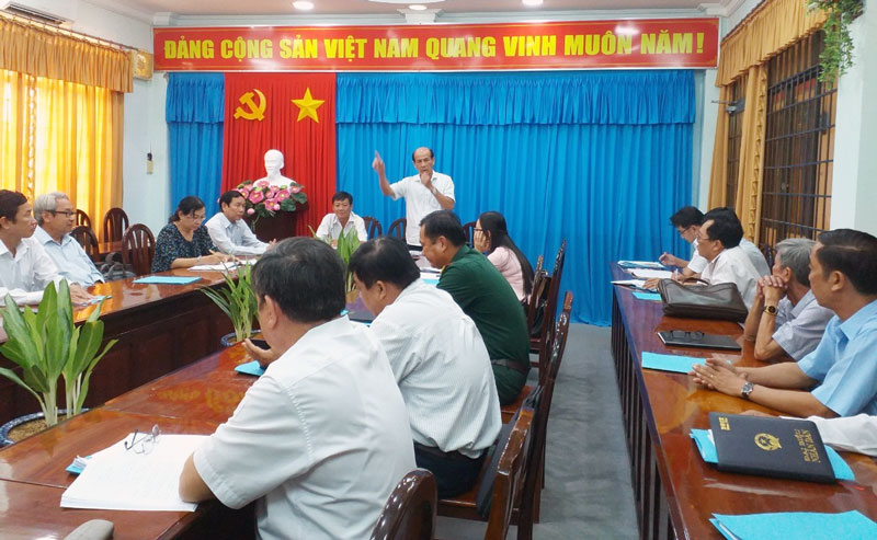 Liên hiệp các hội Khoa học kỹ thuật tỉnh sơ kết hoạt động 6 tháng đầu năm 2019 Đại biểu tham dự hội nghị.