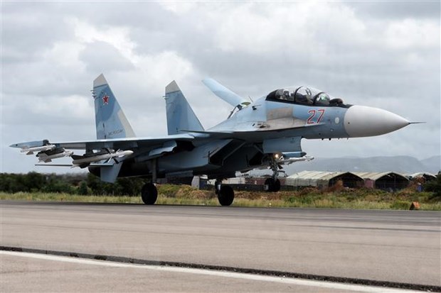 Máy bay Su-35 của Nga. (Ảnh: AFP/TTXVN)