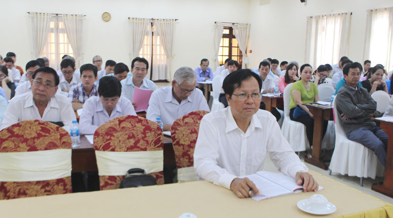 Tập huấn pháp luật chuyên đề về công tác hộ tịch Hội viên tham dự tập huấn