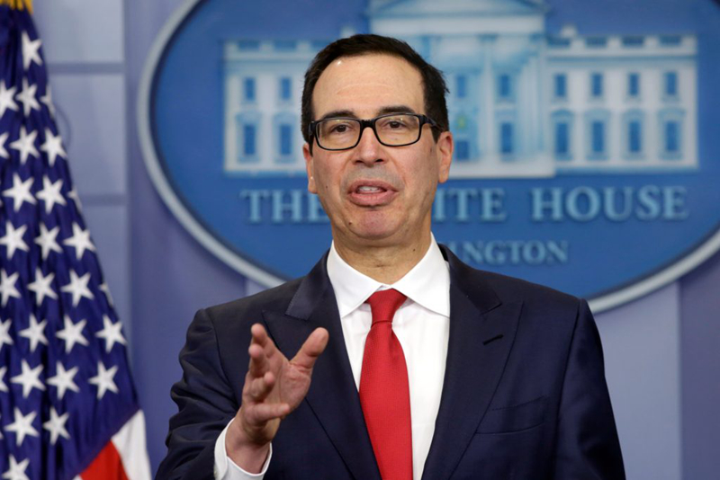 Bộ trưởng Tài chính Mỹ Steven Mnuchin. Ảnh: PBS