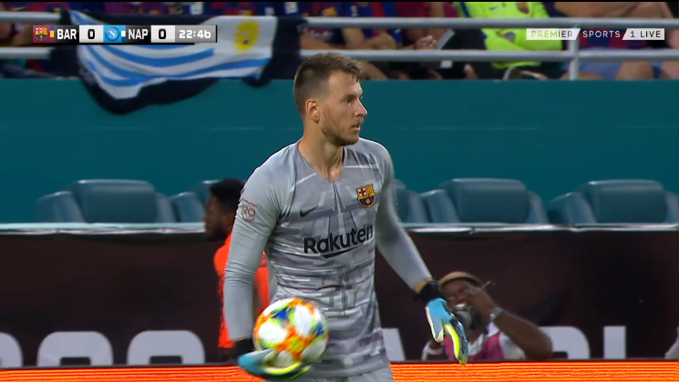 Giao hữu CLB 2019:
Barcelona thắng nhọc nhằn Napoli 2-1