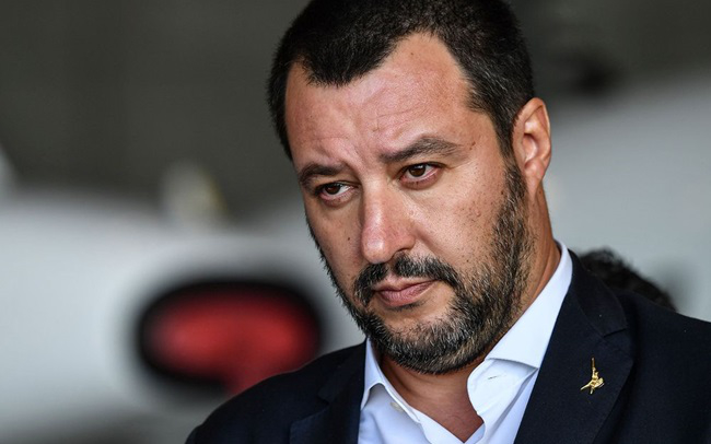 Italy sẽ tổ chức tuyển cử sớm, chính phủ liên minh tan rã Ông Salvini. Ảnh: Bloomberg.