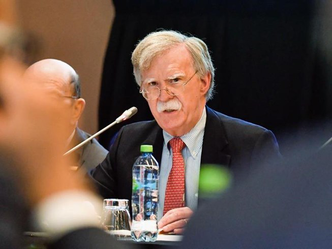 Cố vấn An ninh quốc gia Mỹ John Bolton. Ảnh: AP.