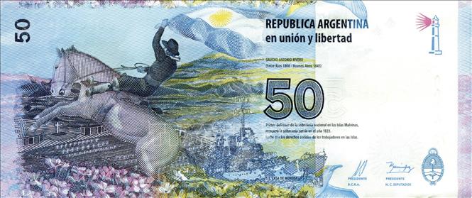 Đồng peso của Arghentina. Ảnh: TTXVN