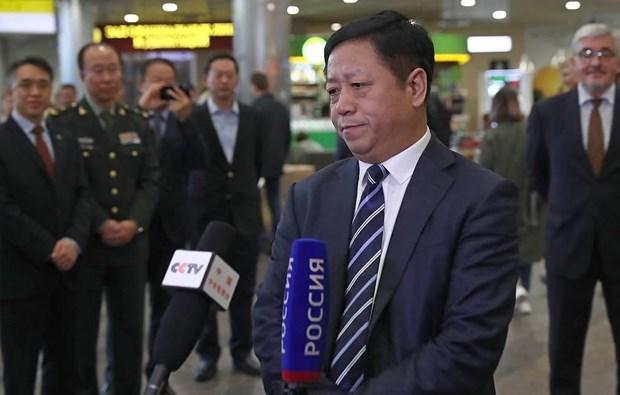 Nga-Trung đặt mục tiêu nâng kim ngạch thương mại song phương Tân Đại sứ Trung Quốc tại Liên bang Nga Zhang Hanhui. (Nguồn: TASS)