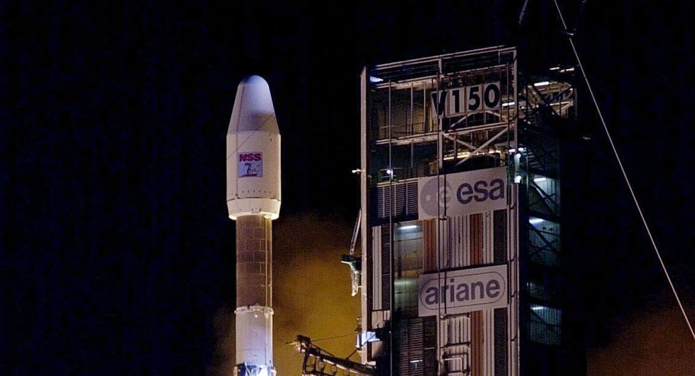 Tên lửa đẩy Ariane 4. Ảnh: AP