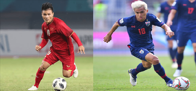 Màn so tài rất đáng chờ đơi giữa Quang Hải và Chanathip.