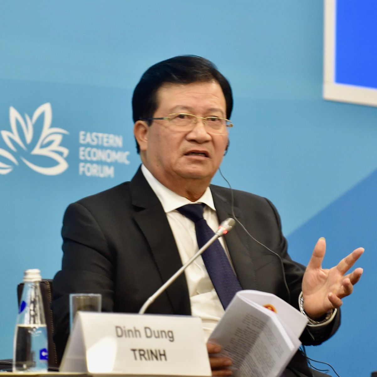 Việt Nam tiếp tục thúc đẩy liên kết kinh tế giữa ASEAN và Nga Phó Thủ tướng Trịnh Đình Dũng phát biểu tại cuộc thảo luận
