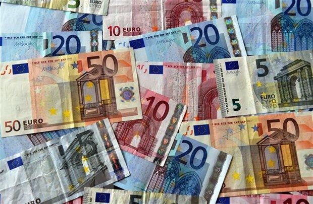 Đồng euro. (Ảnh: AFP/TTXVN)