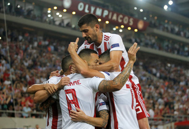 Olympiacos đã có một trận đấu rất quả cảm. Ảnh: Getty Images