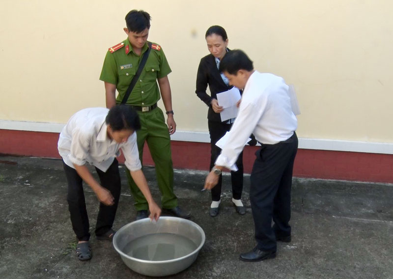 Ba Tri tiêu hủy 4,678 gam ma túy Tiêu hủy 4,678 gam ma túy do Bùi Trần Quang tàng trữ trái phép.