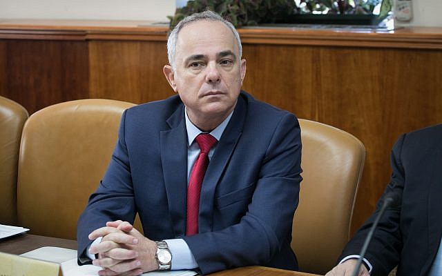  Bộ trưởng Năng lượng Israel Yuval Steinitz. Ảnh: timesofisrael.com