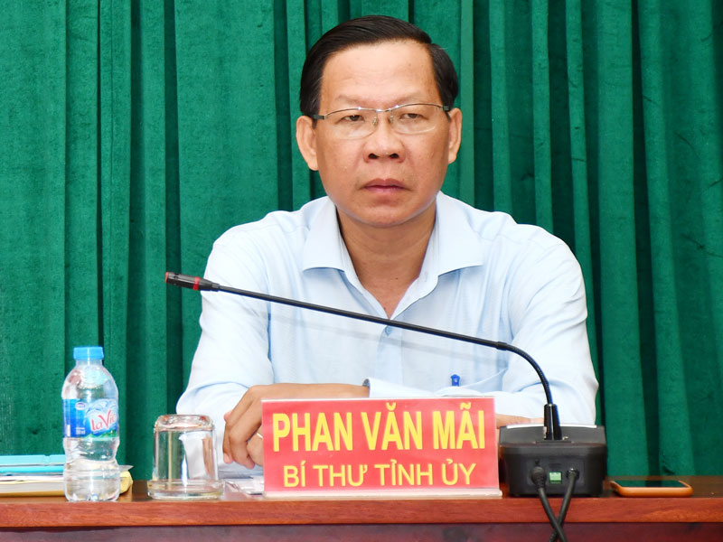 Bí thư Tỉnh ủy Phan Văn Mãi