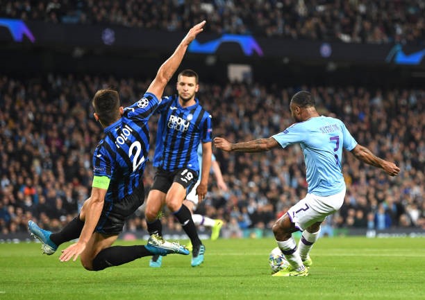 Sterling trình diễn siêu hạng trong trận đại thắng của Man City. Ảnh: Getty