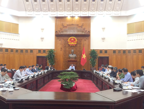 Toàn cảnh cuộc họp. Ảnh: VGP/Nguyễn Hoàng