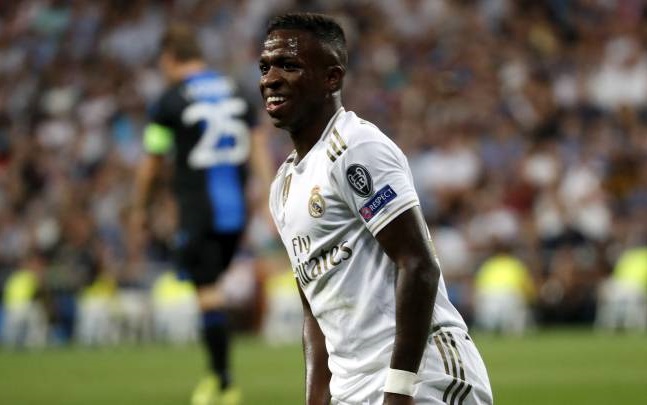 Vinicius không có trong đội hình Real Madrid