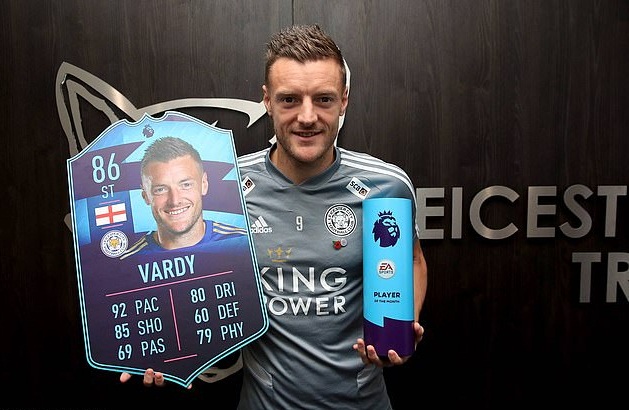 Vardy nhận giải thưởng cầu thủ xuất sắc nhất tháng 10 Ngoại hạng Anh