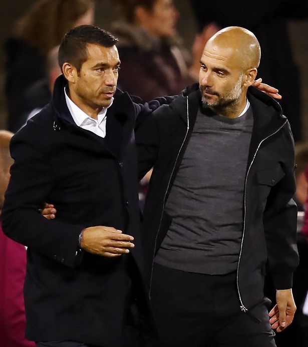 Van Bronckhorst có thể thay thế Pep Guardiola ở Man City trong tương lai